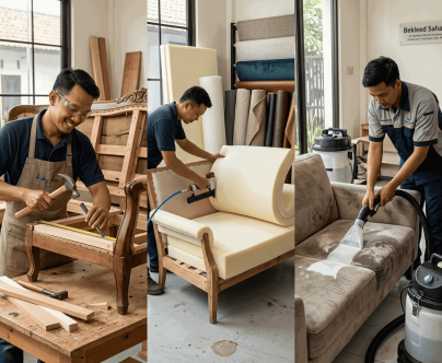 Servis Busa, Rangka & Cuci Sofa