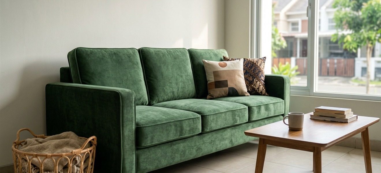 Sesudah Bekleed - Restorasi Sofa Baru Mewah dan Empuk